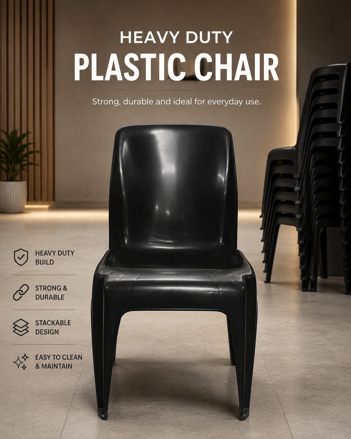 Carlow Heavy Duty Plastic Chair