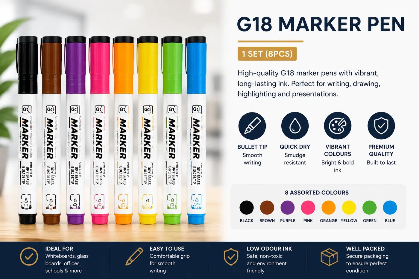 G18 Marker Pen Set
