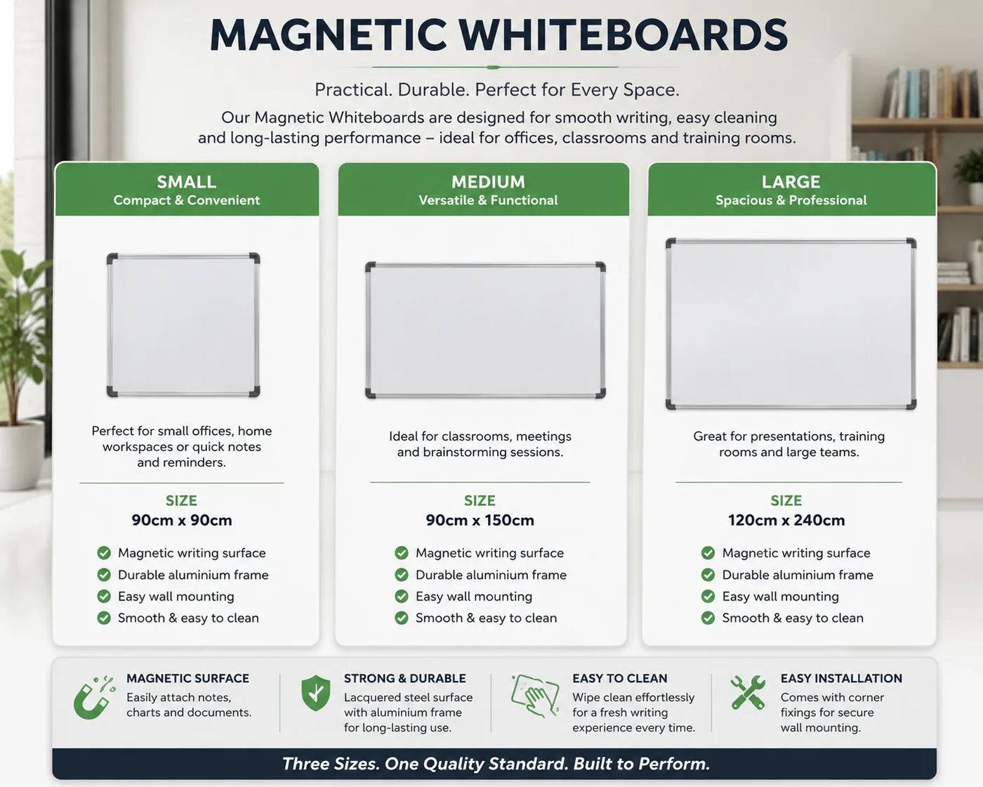 Magnetic Whiteboards