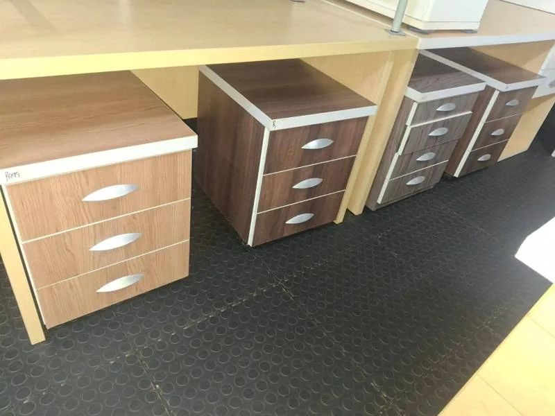 Mahogany Corner Desk with Hutch