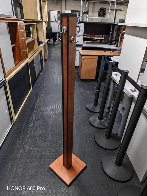 Second-hand cherry coat stand