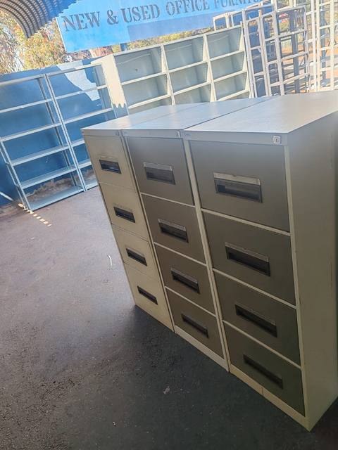 Used 4-Drawer Steel Filing Cabinets — R995