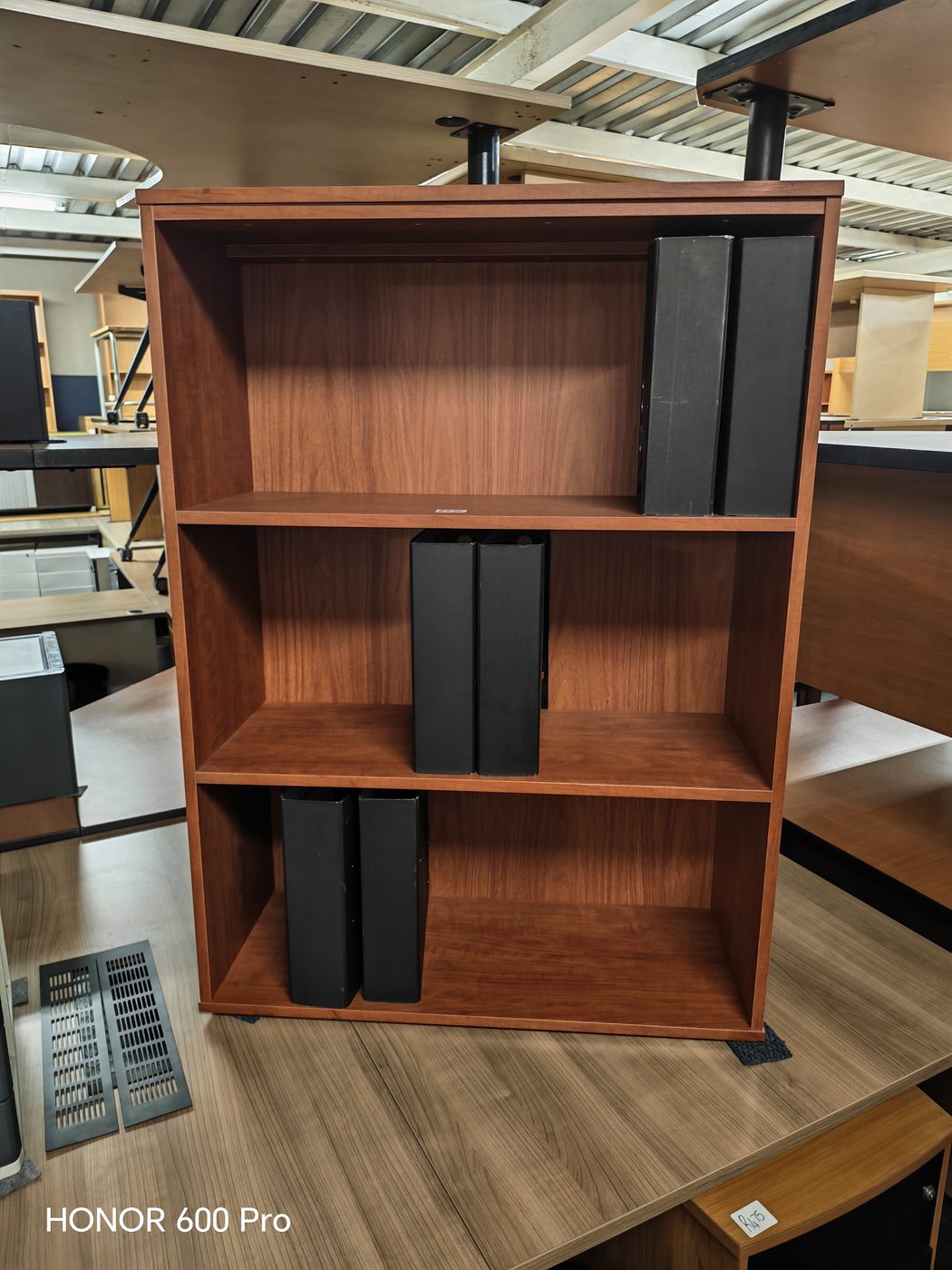 Second-hand cherry bookcase