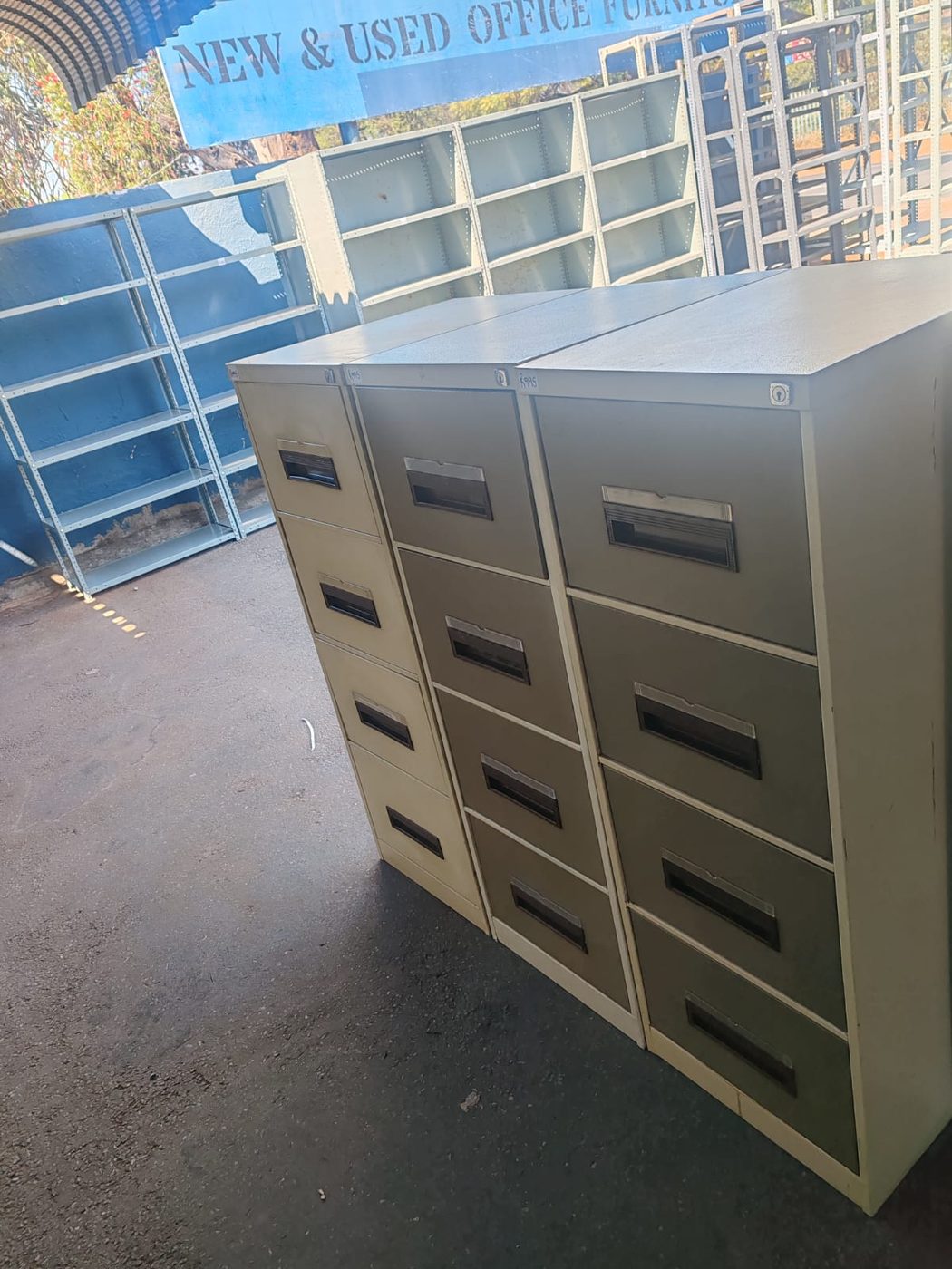 Used 4-Drawer Steel Filing Cabinets — R995